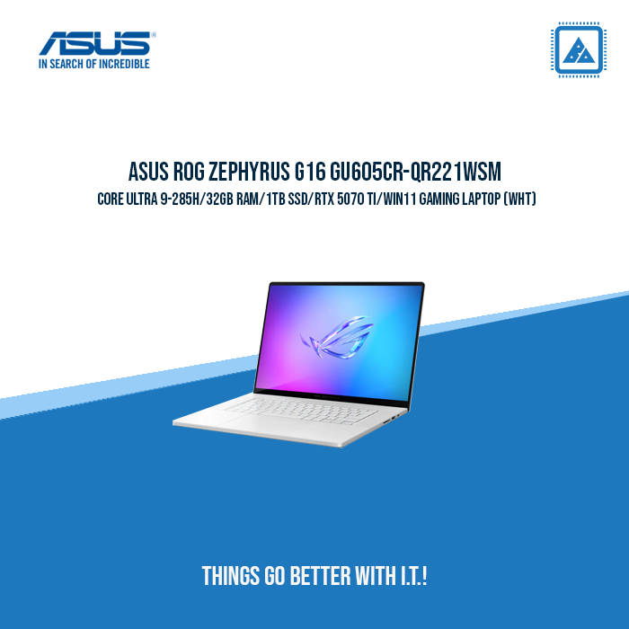 ASUS GU605CR-QR221WSM ULTRA 9-285H | Gaming & Creator Laptop ASUS GU605CR-QR221WSM ULTRA 9-285H | Gaming & Creator Laptop